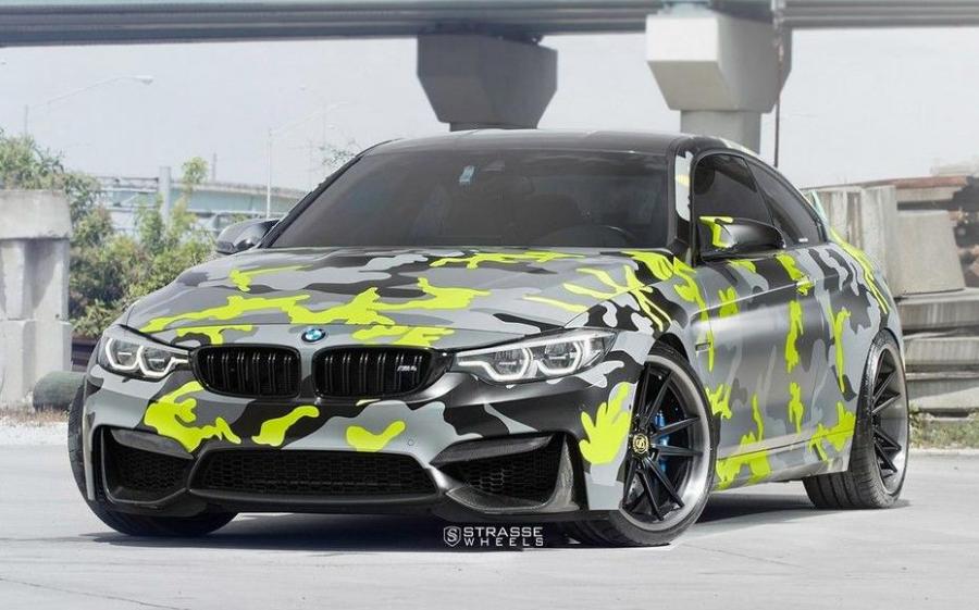 BMW M4 Coupe on Strasse Wheels (SV1 Deep Concave FS) '2018